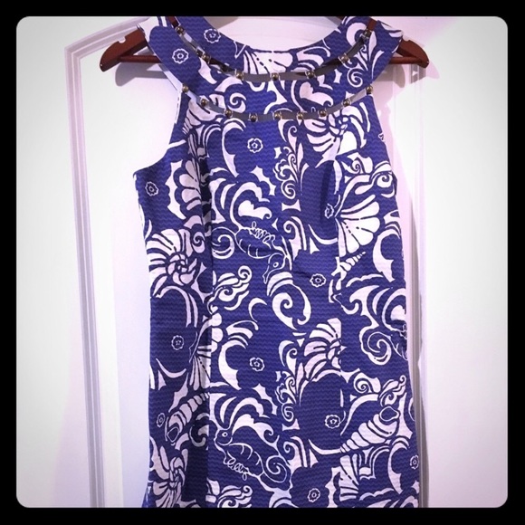 Lilly Pulitzer Lindy in Blue Tide Pool size 4 - Picture 1 of 3